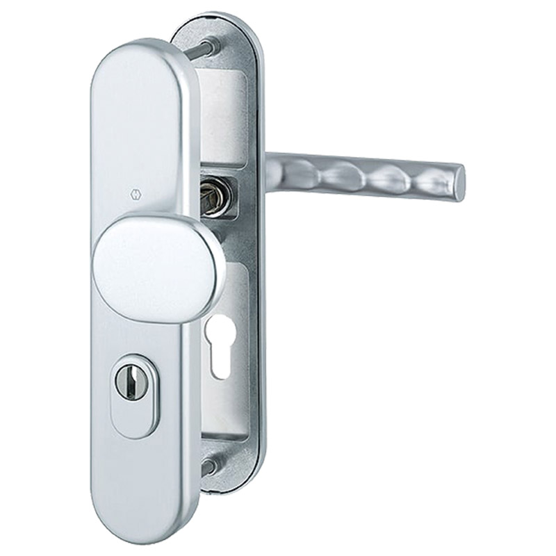 Zimmertür-Schutzwechselgarnitur 86G/3331/3310/1700 SST ES2 PZ F1 37-47 mm Türstärke Produktbild BIGPIC L