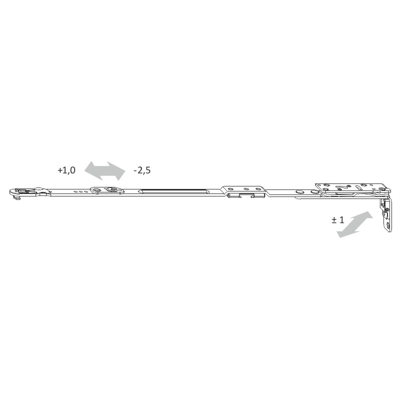 SIEGENIA-AUBI TITAN Scherenarm TBT AX 30 Produktbild BIGPIC L