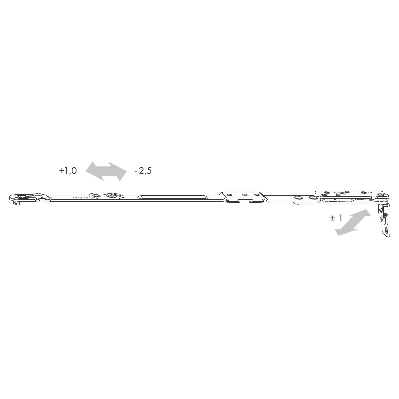 SIEGENIA-AUBI TITAN Scherenarm TBT AX 24 Produktbild BIGPIC L