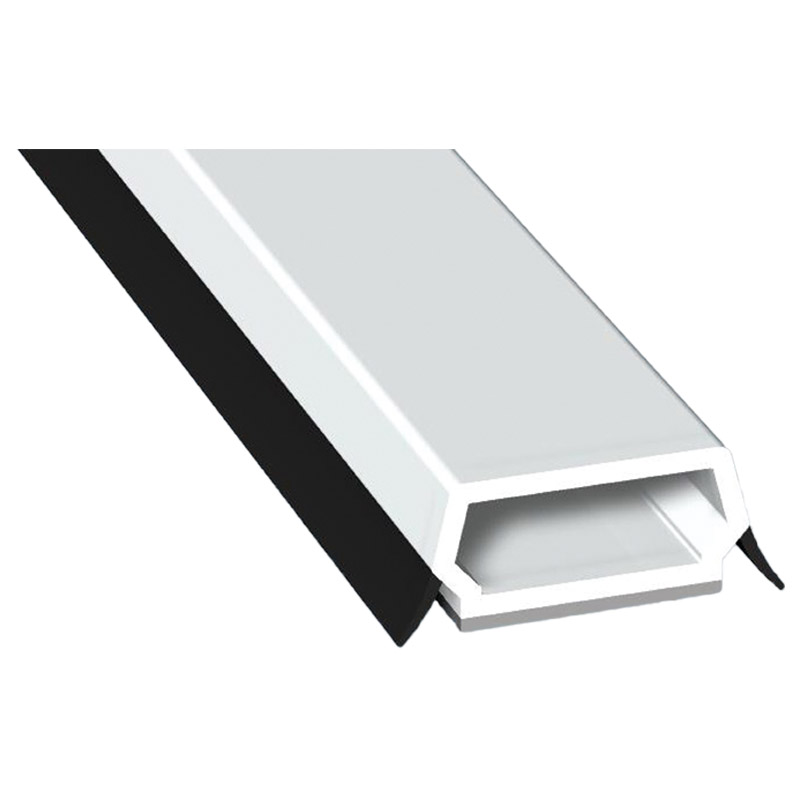 Trapez-Sprosse 23mm SK Lg. 6,00m mit zwei schwarzen Weichlippen, VE: 60m Produktbild BIGPIC L