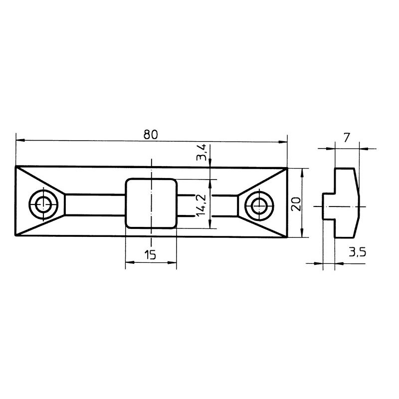 Kantriegel 8033 vz Produktbild BIGPIC L