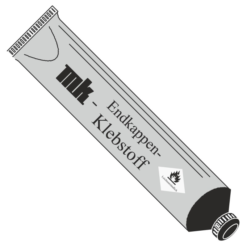 Tube MK-Kunststoffendkappenkleber a 200 g Produktbild BIGPIC L