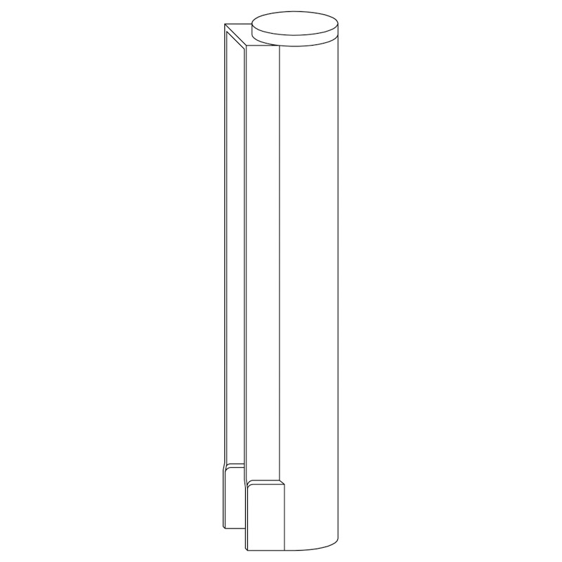 Flügellagerkappe FK-F 20-6/20 braun*VE100* Produktbild BIGPIC L
