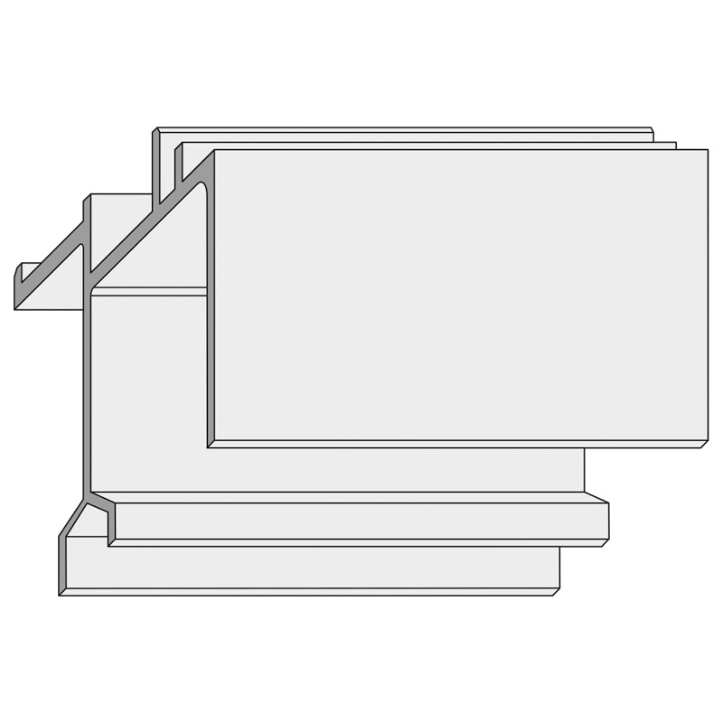 Führungsschiene HH 0130/01 Gr 670 silber Produktbild BIGPIC L