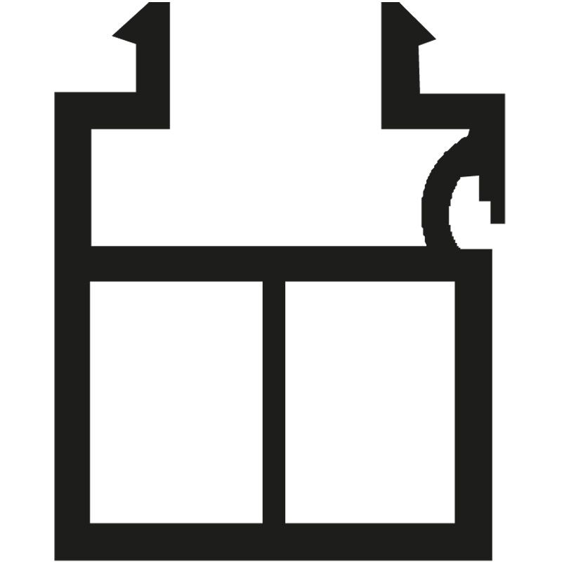 MENKE Fensterbankanschlussprofil 381 für Trocal Produktbild BIGPIC L