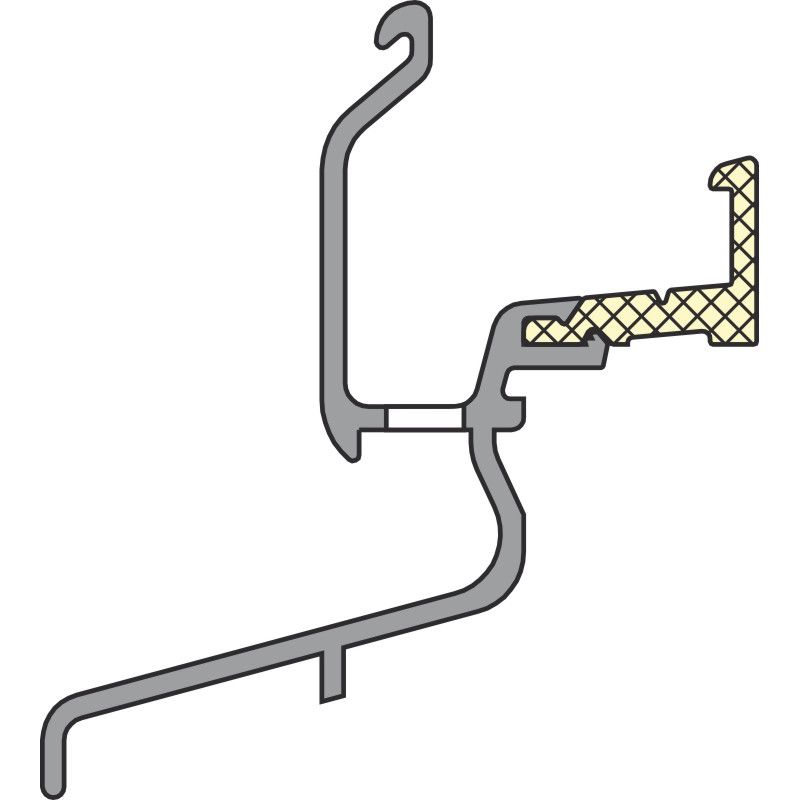 Thermo-Regenschiene GT-R 25.46 BC 2,5 Produktbild BIGPIC L