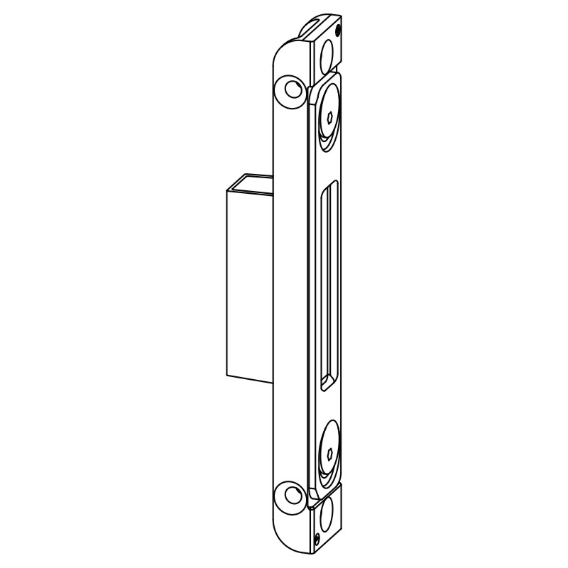 WINKHAUS T-SB TM-22-4-V Schwenkriegel-Schließblech V Produktbild BIGPIC L