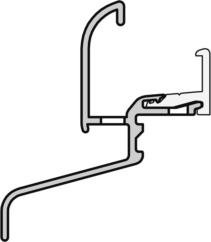 GUTMANN Regenschutzschiene Werra 22/30 TXL Produktbild BIGPIC L