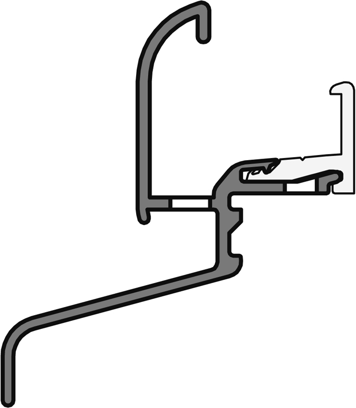 GUTMANN Regenschutzschiene Werra 22/30 TXL Produktbild BIGPIC L