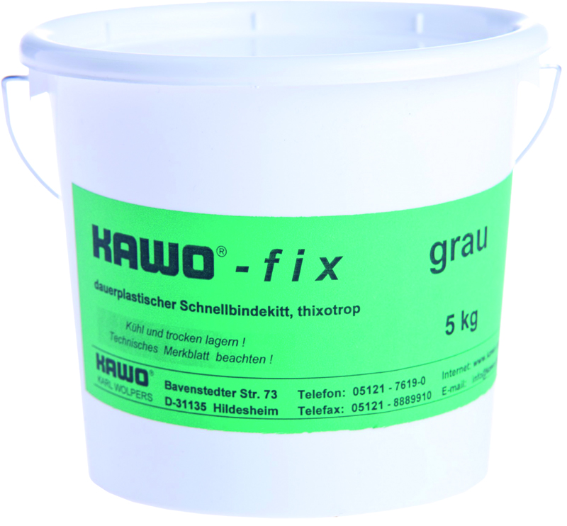 KAWO Fix Fensterkitt 5,00 kg Gebinde Produktbild BIGPIC L