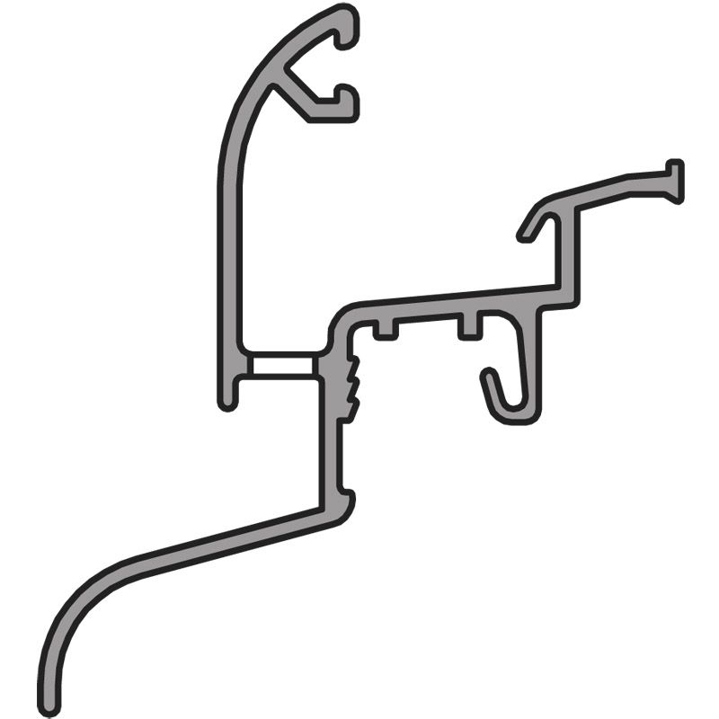 GUTMANN Regenschutzschiene Drau 25/24 F Produktbild BIGPIC L