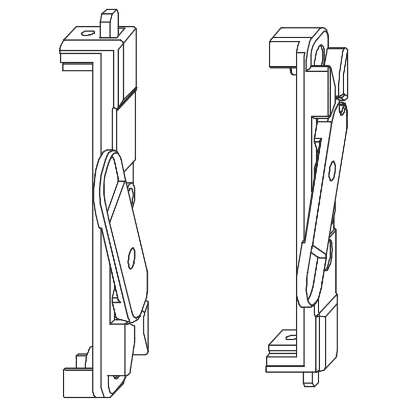 SIEGENIA-AUBI TITAN Kantenriegel kurz A2000 Produktbild BIGPIC L