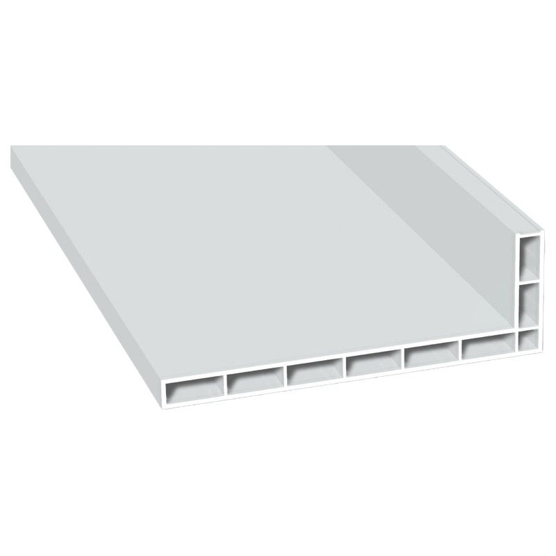 Hohlkammerwinkel 90x30mm Lg. 6,00m Weiß, VE: 30m Produktbild BIGPIC L