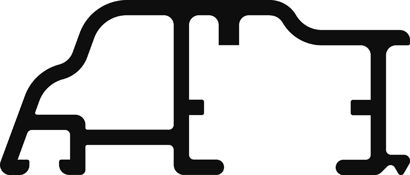 Flügelprofil FL 41.17-S blank Produktbild BIGPIC L