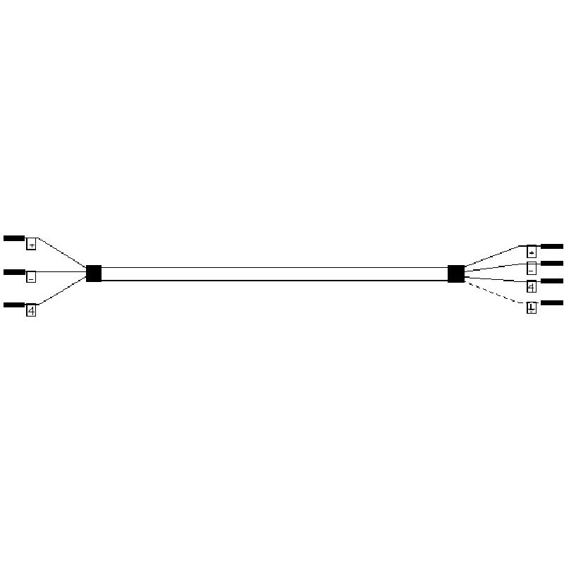 Kabel 3-adrig Genius A und A-Öffner, nicht trennbar, 12m ZEM KA300--AK-------E12.0--------H----- Produktbild BIGPIC L