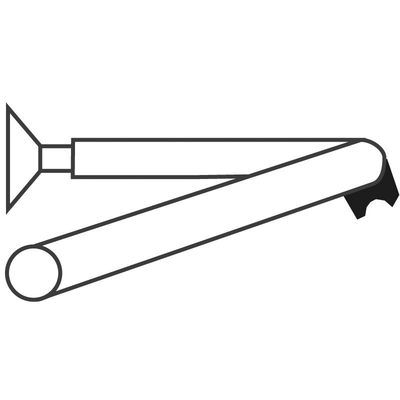 DORMAKABA Rastfeststellarm ohne Abschaltung zu TS 72 Produktbild BIGPIC L