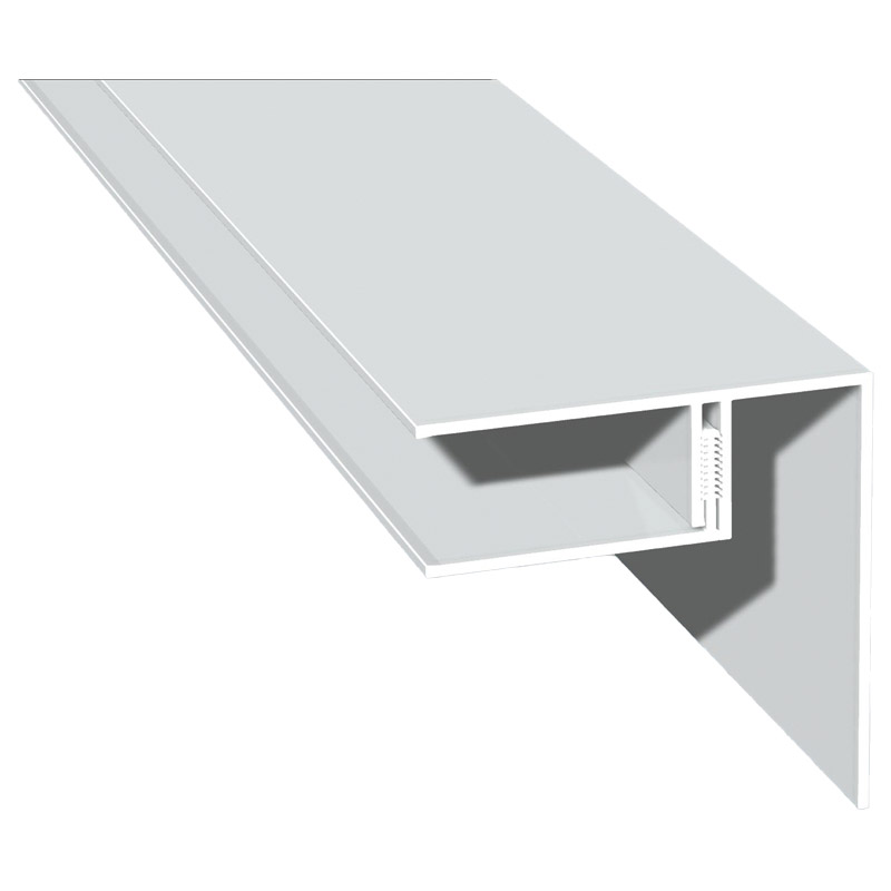 Eck-Profil zweiteilig 60x60mm Lg. 6,00m Weiß, VE: 30m Produktbild BIGPIC L