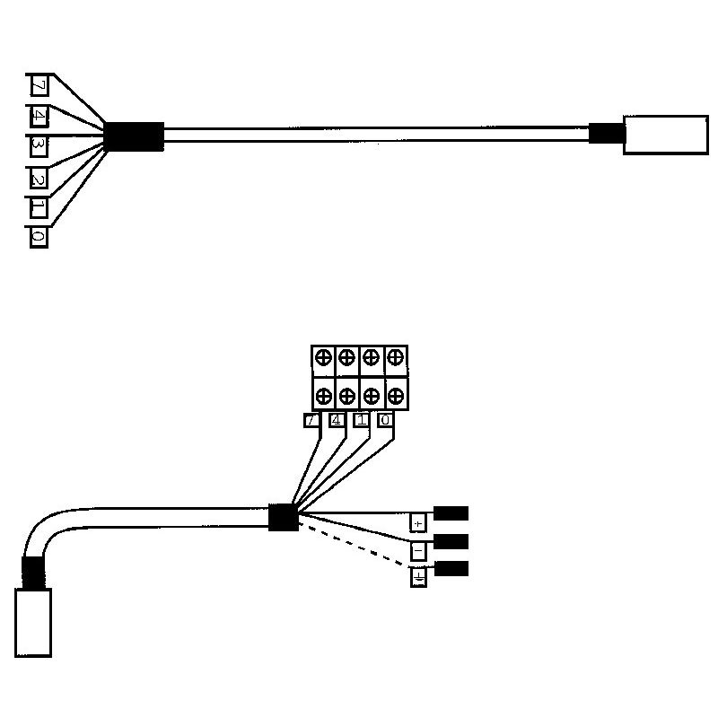 Kabel 6-adrig Genius A oder B und A-Öffner, trennbar, Bandseite, 6m ZEM KA600--AK------------B6.00---X----- Produktbild BIGPIC L