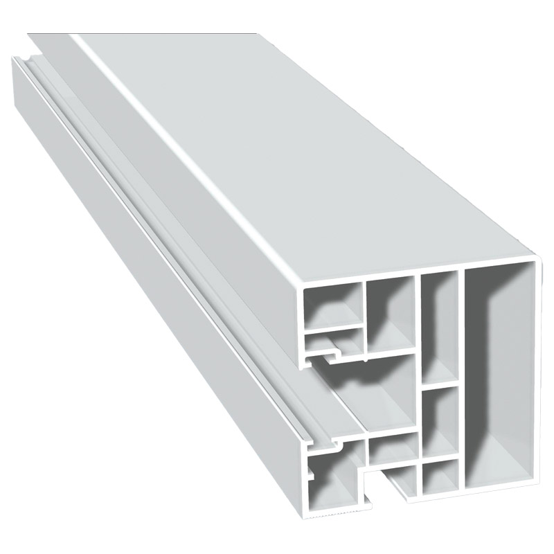 Rollladenführung Klinker 59x58mm Lg. 6,00m Weiß, VE: 36 m Produktbild BIGPIC L