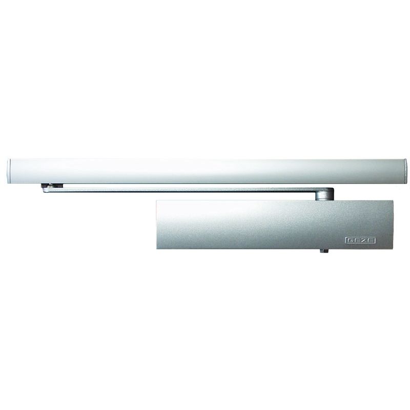 GEZE TS 5000 E mit E-Gleitschiene N und Montagewinkel Produktbild BIGPIC L