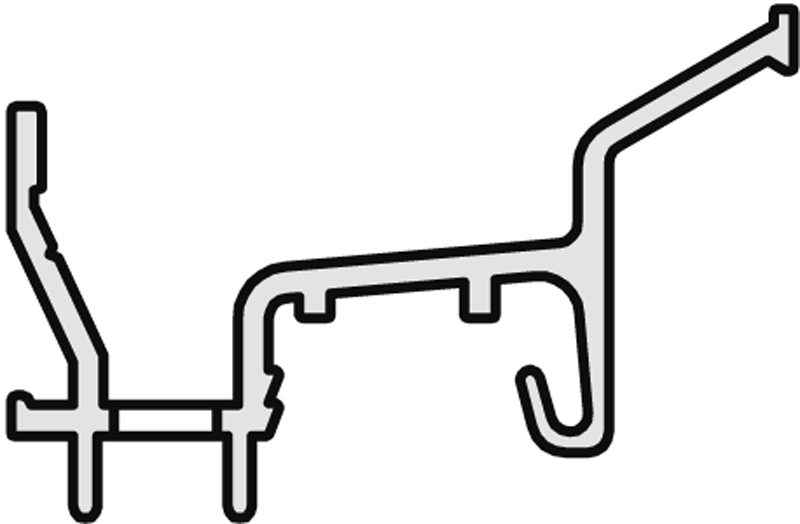 GUTMANN Stilfensterschiene Elbe 1807 N Produktbild BIGPIC L