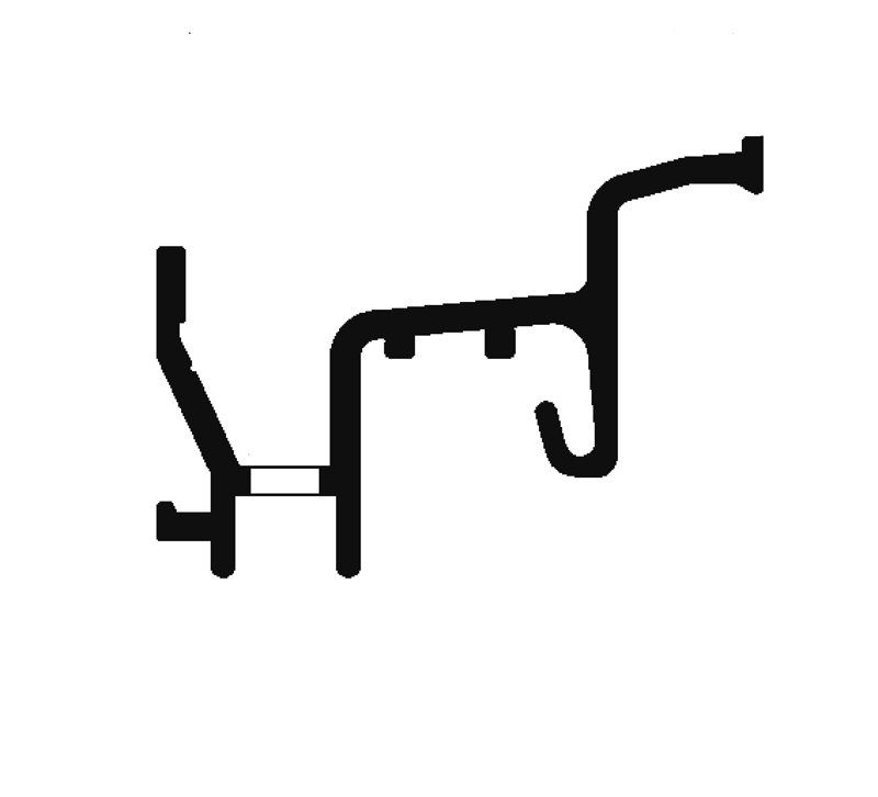 Regenschiene Donau 1805N blank VE60 Produktbild BIGPIC L