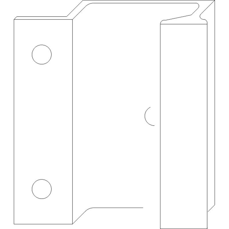Alu-Schalengriff 3060 Ral 9016 Produktbild BIGPIC L