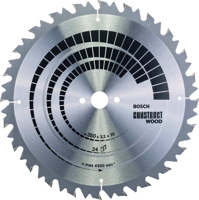 BOSCH Kreissägeblatt 'Standard for Construct Wood' Produktbild BIGPIC L