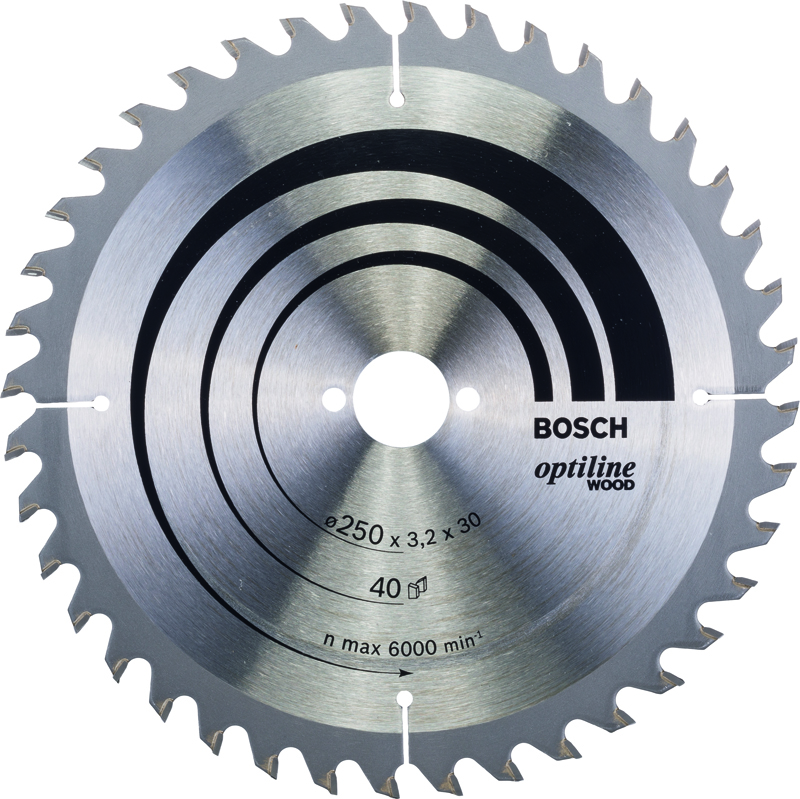 BOSCH Kreissägeblatt 'Standard for Optiline Wood' Produktbild BIGPIC L