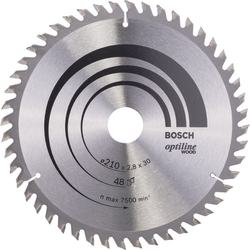 BOSCH Kreissägeblatt 'Standard for Optiline Wood' Produktbild BIGPIC L