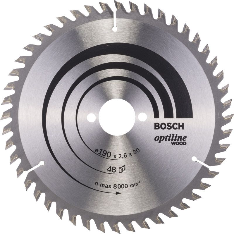BOSCH Kreissägeblatt 'Standard for Optiline Wood' Produktbild BIGPIC L