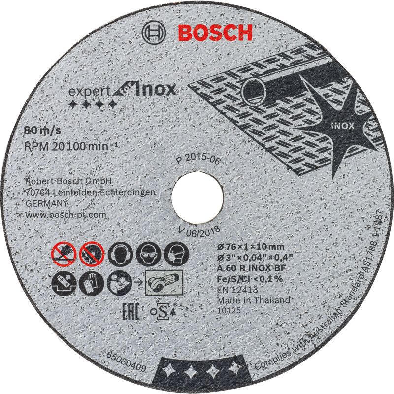 BOSCH Trennscheiben *Expert for Inox* Produktbild BIGPIC L