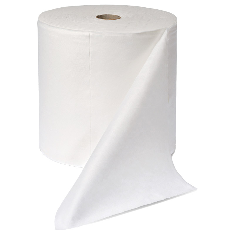 Putztuchrolle Multitex weiß, 1 Rolle mit ca. 475 Abrissen à 38 cm, Breite ca. 30 cm, 30% PES/ 70% VISCVE = 2 Rollen Produktbild BIGPIC L