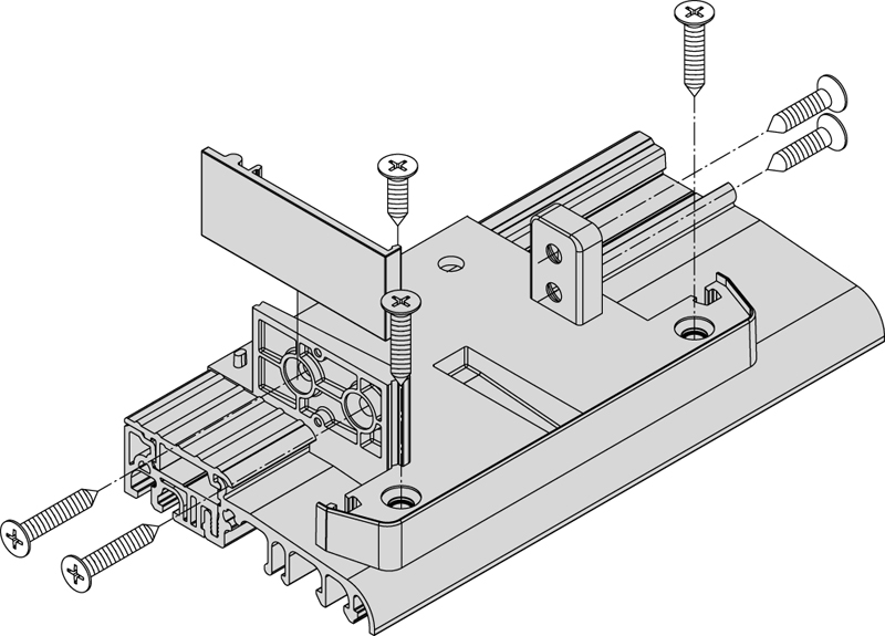Setzpfostenhalter Kömmerling Produktbild BIGPIC L
