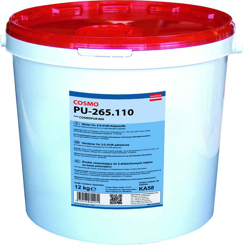 COSMO PU-265.110,12kg KA58Härter 2K Produktbild BIGPIC L