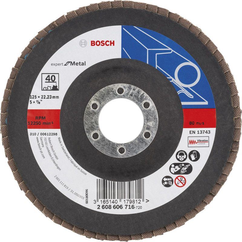 BOSCH Fächerschleifscheiben X551 *Expert for Metal* Produktbild BIGPIC L
