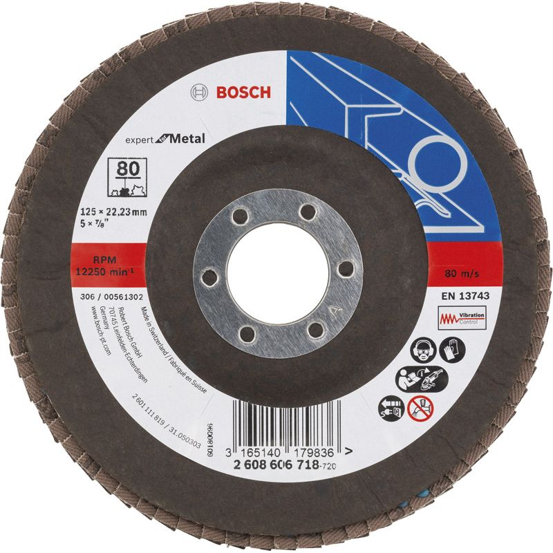 BOSCH Fächerschleifscheiben X551 *Expert for Metal* Produktbild BIGPIC L