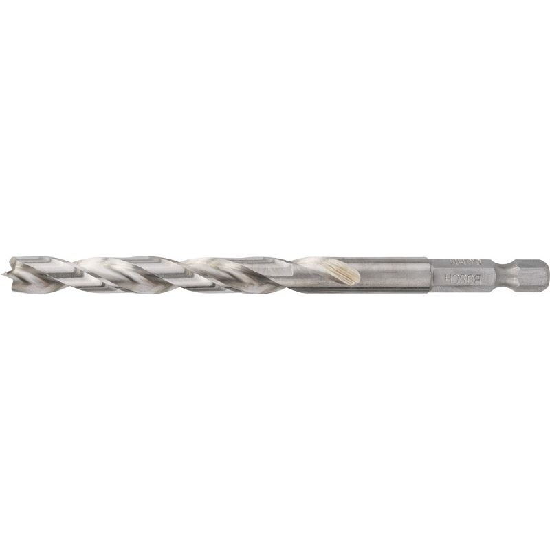 BOSCH HSS Holzspiralbohrer mit 1/4" Sechskant-Schaft Produktbild BIGPIC L