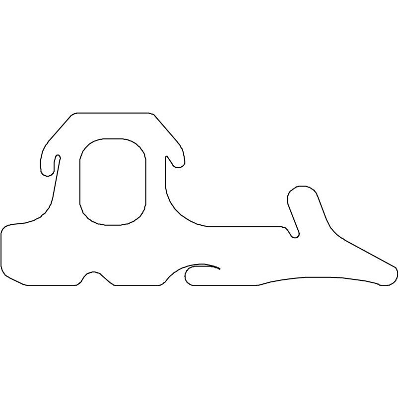 Verglasungsdichtung EPDM 3 mm schwarz Produktbild BIGPIC L