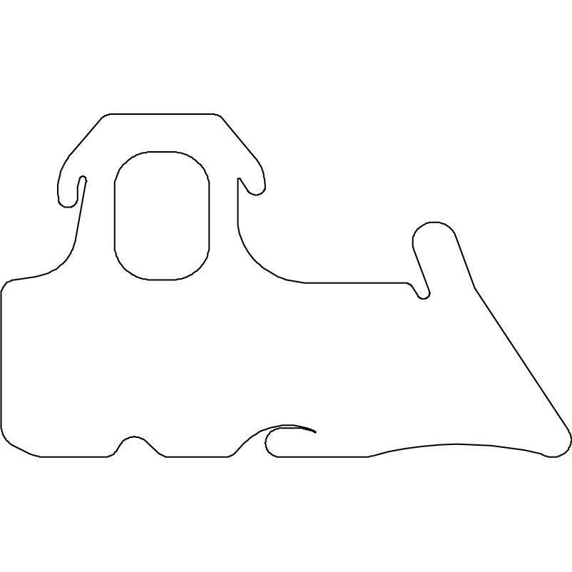 Verglasungsdichtung EPDM 6 mm schwarz Produktbild BIGPIC L