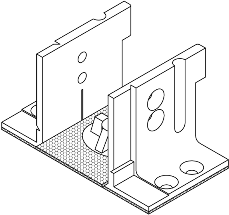 Pfosten-/Kreuzverbinder K2200.3 Produktbild BIGPIC L