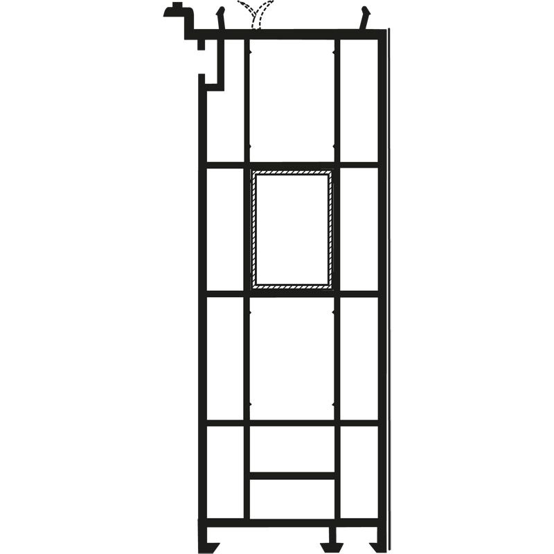 Veka-Bodeneinstand 130x47mm Lg. 6,50m Weiß, mit WL, VE: 13m Produktbild BIGPIC L