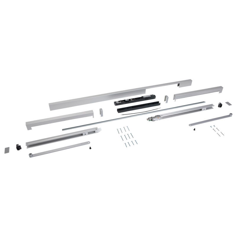 Gleitschiene GSR/EMR/V Contur Design silberfarbig Produktbild BIGPIC L