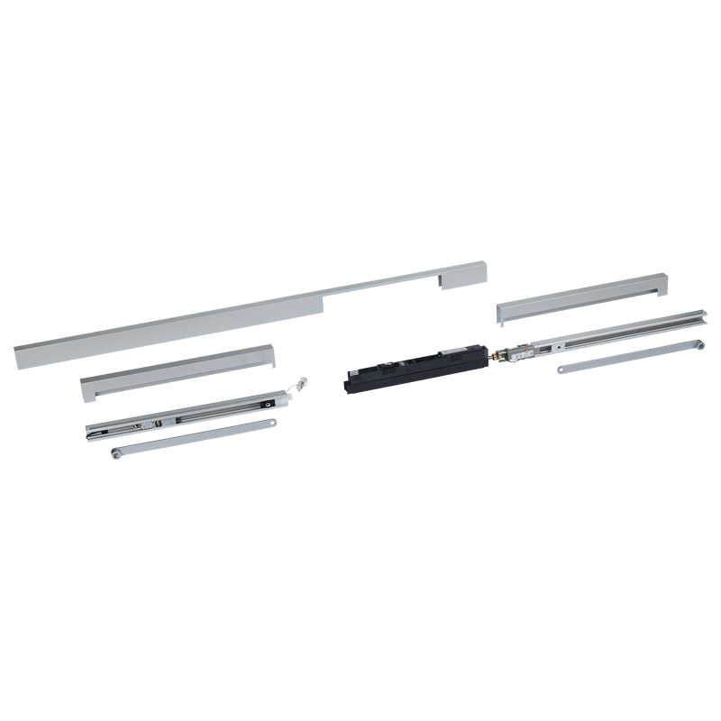 Gleitschiene GSR/EMR 1G/V Contur Design silberfarbig Produktbild BIGPIC L