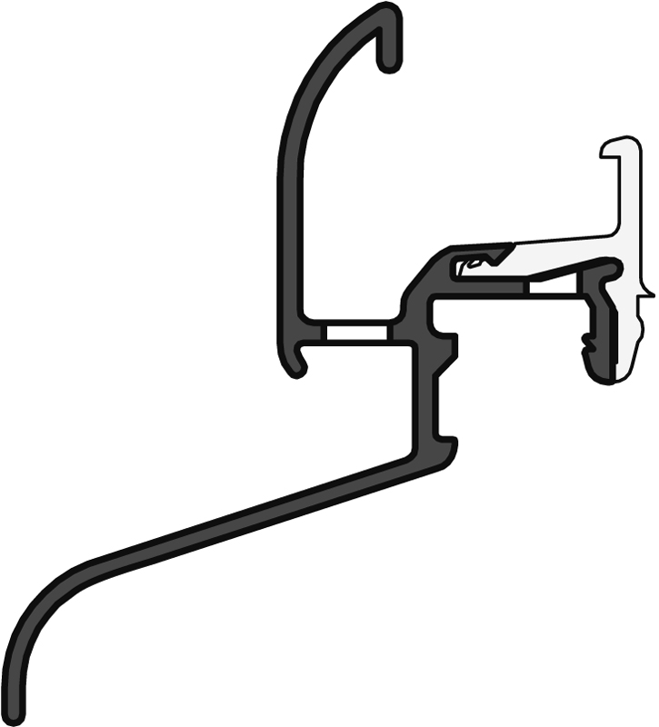 Regenschiene Neckar 22/34 F-TXL G216 VE60 Produktbild BIGPIC L