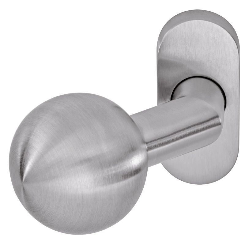 OGRO Türknopf gekröpft auf ovaler Rosette *3548V/6620* ER Kat.4 Produktbild BIGPIC L