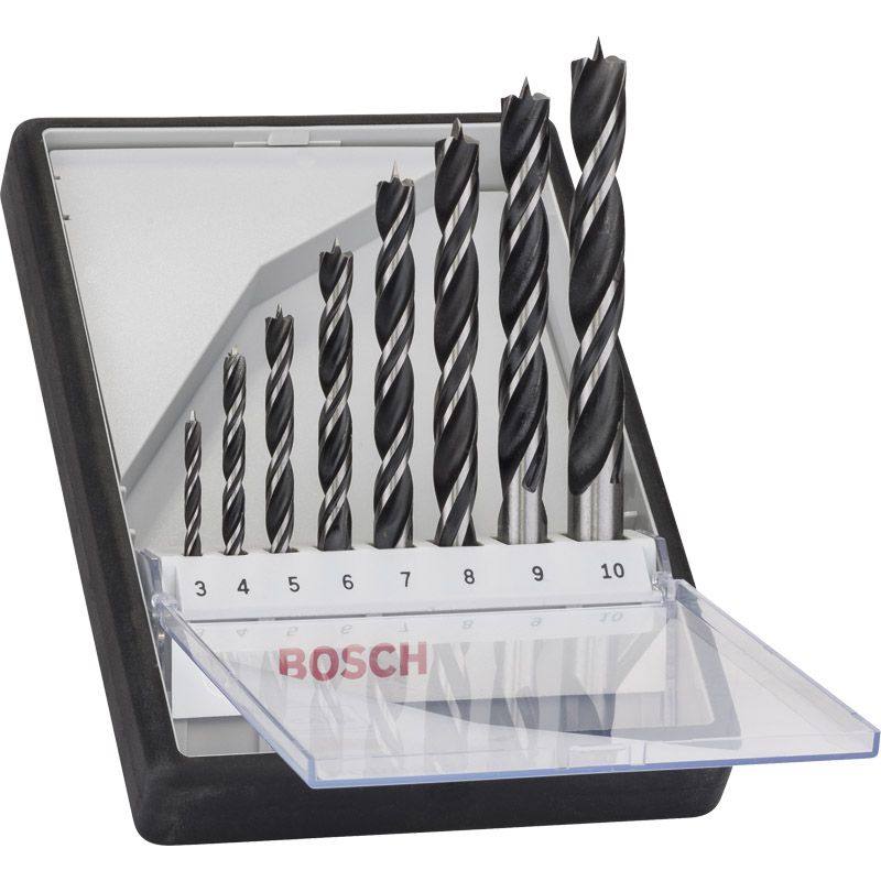 BOSCH Holzspiralbohrer-Set Robust Line 8-tlg. Produktbild BIGPIC L