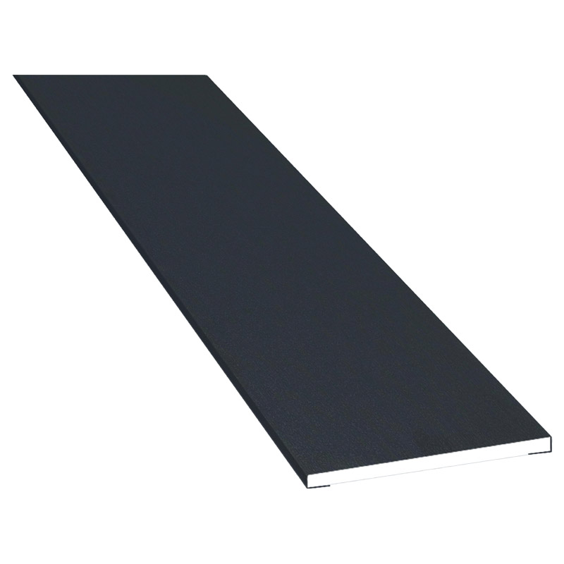 Flachprofil 50x3 mm Lg. 6,00 m foliert 70 1605-167 Anthrazitgrau Produktbild BIGPIC L