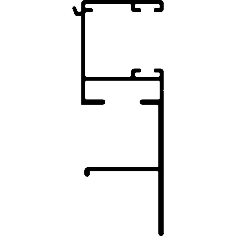 Rollloführungsprofil RP 74.26 AlR blank Produktbild BIGPIC L