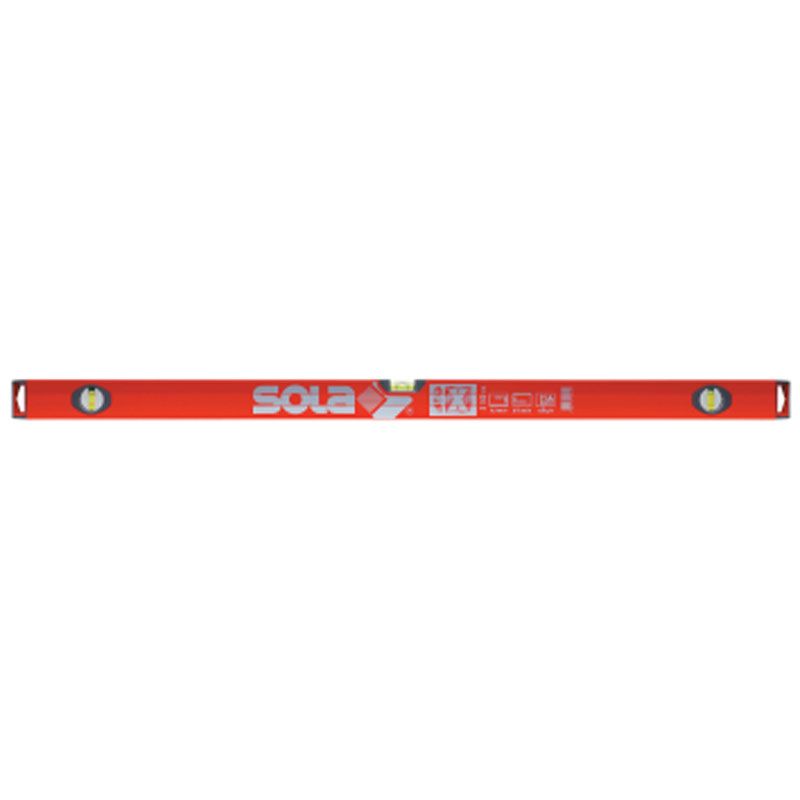 Wasserwaage 40 cm SOLA BIG X Aluminium rot ± 0,5mm/m Produktbild BIGPIC L